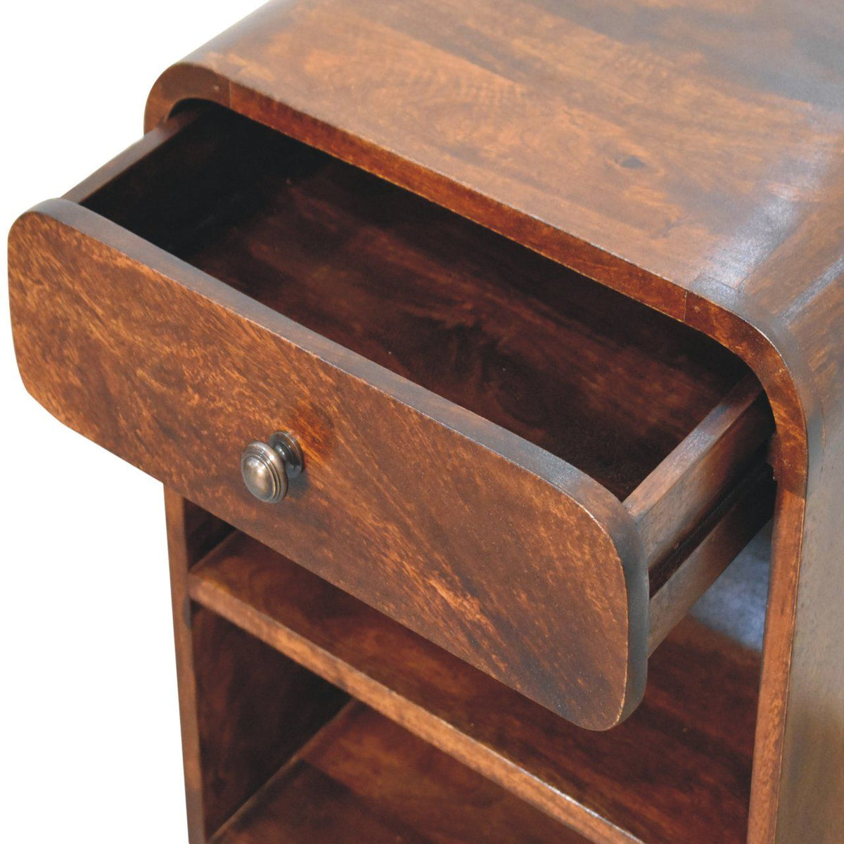 Arvessa - Open Bedside Table - Dark Brown