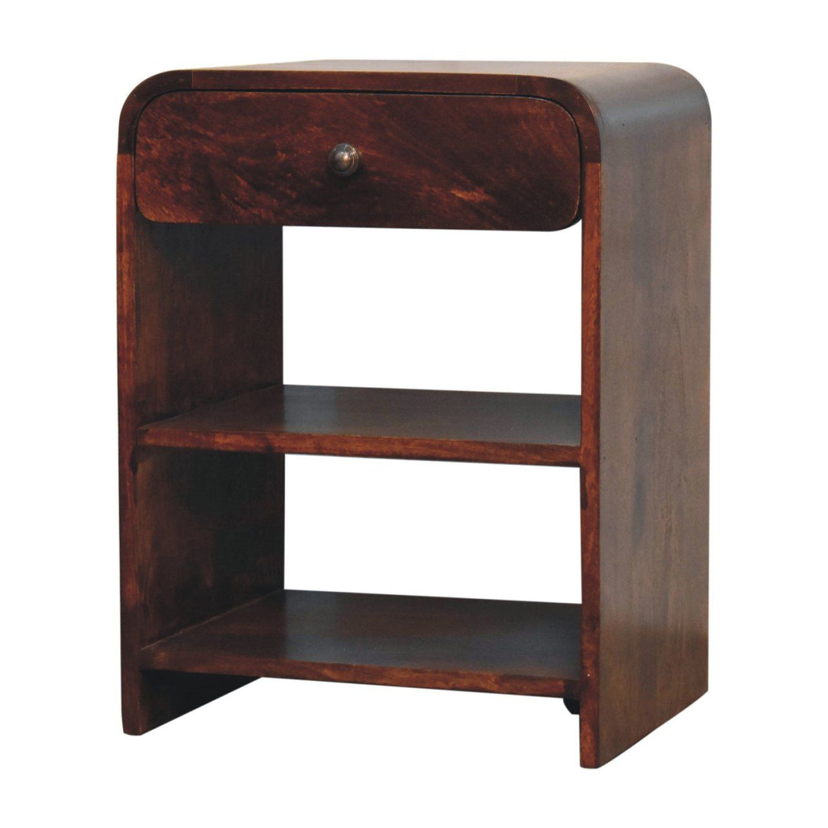 Arvessa - Open Bedside Table - Dark Brown