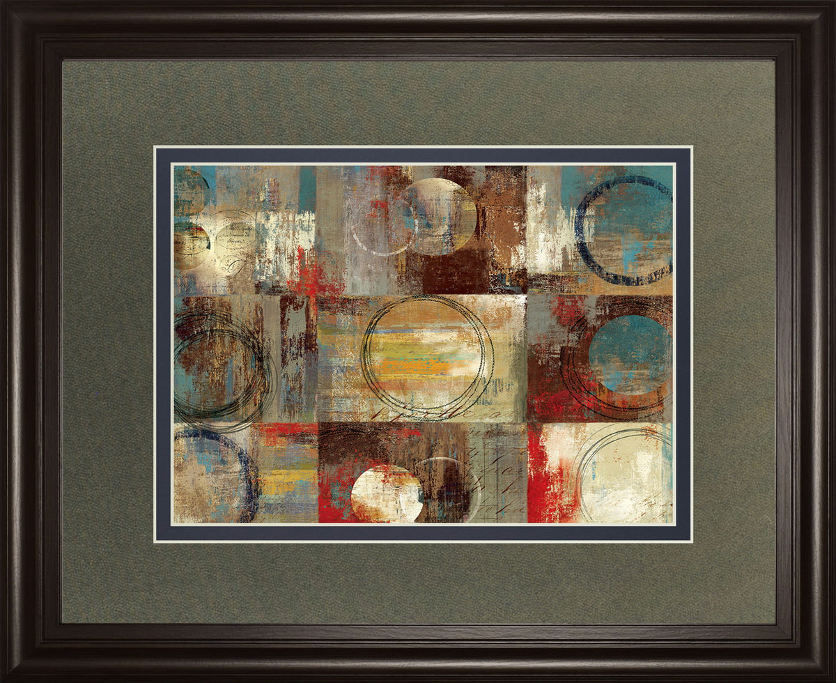 All Around Play By Tom Reeves - Framed Print Wall Art - Dark Gray