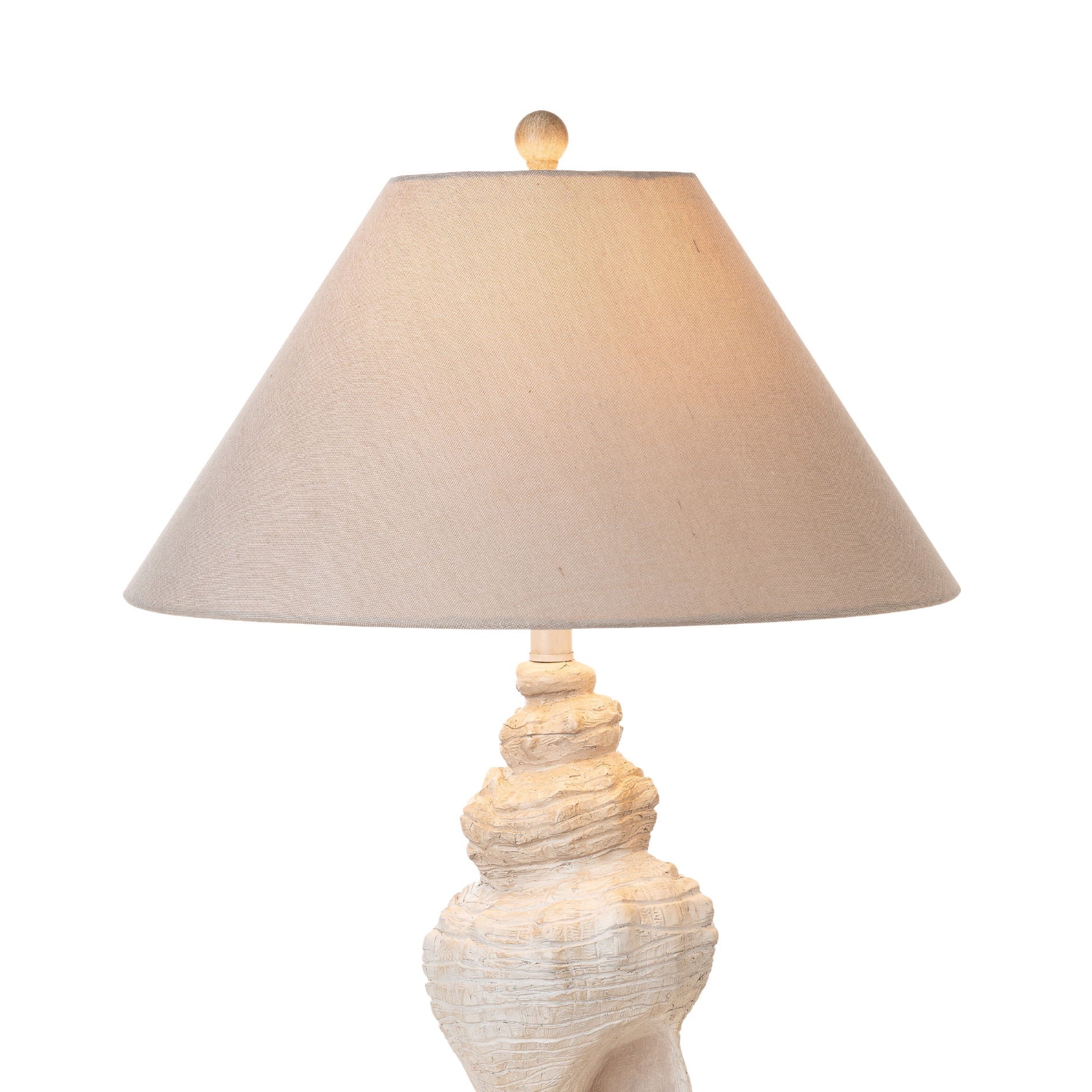 Conch - Seashell Coastal Table Lamp (Set of 2) - Natural