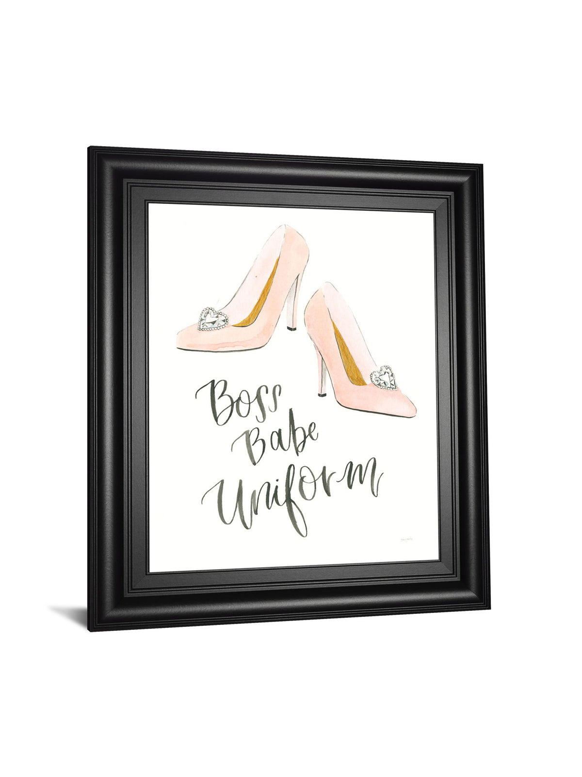 Boss Babe III By Jenaya Jackson - Framed Print Wall Art - White