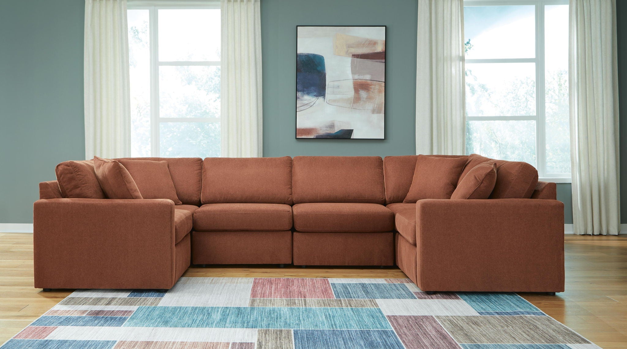 Modmax - U-Shaped Sectional - Spice