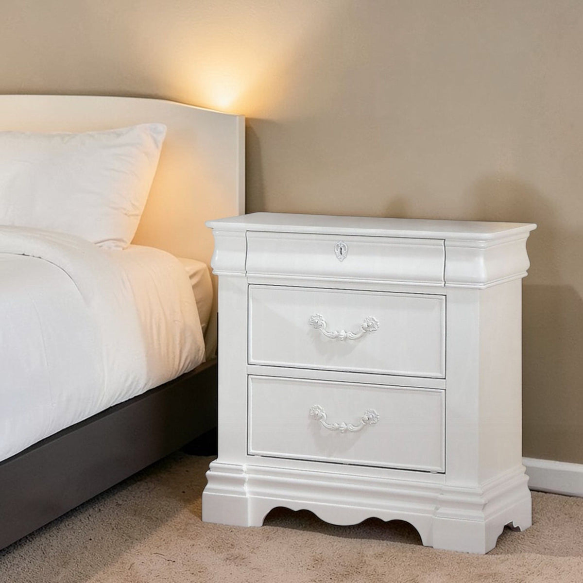 Estrella - Nightstand - White