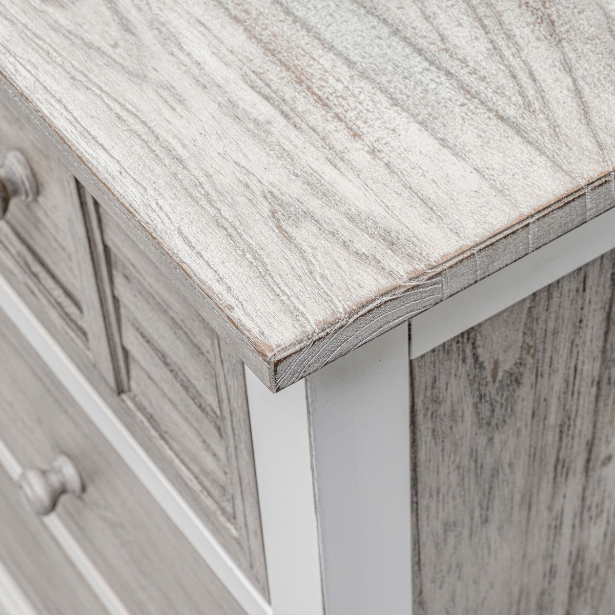 Islamorada - 4 Drawer Chest - Dapple Gray / Blanc