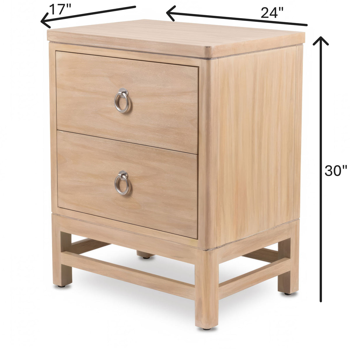 Monterey - 2 Drawer Nightstand - Sandstone