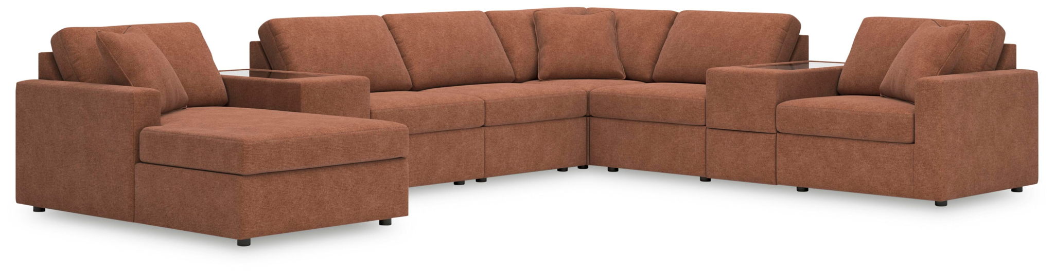 Modmax - U-Shaped Sectional - Spice
