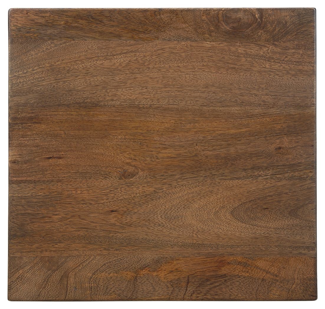 Trailbend - Accent Table - Brown / Gunmetal