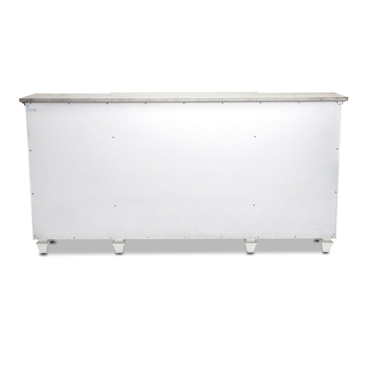 Islamorada - 4-Door Credenza - Dapple Gray / Blanc