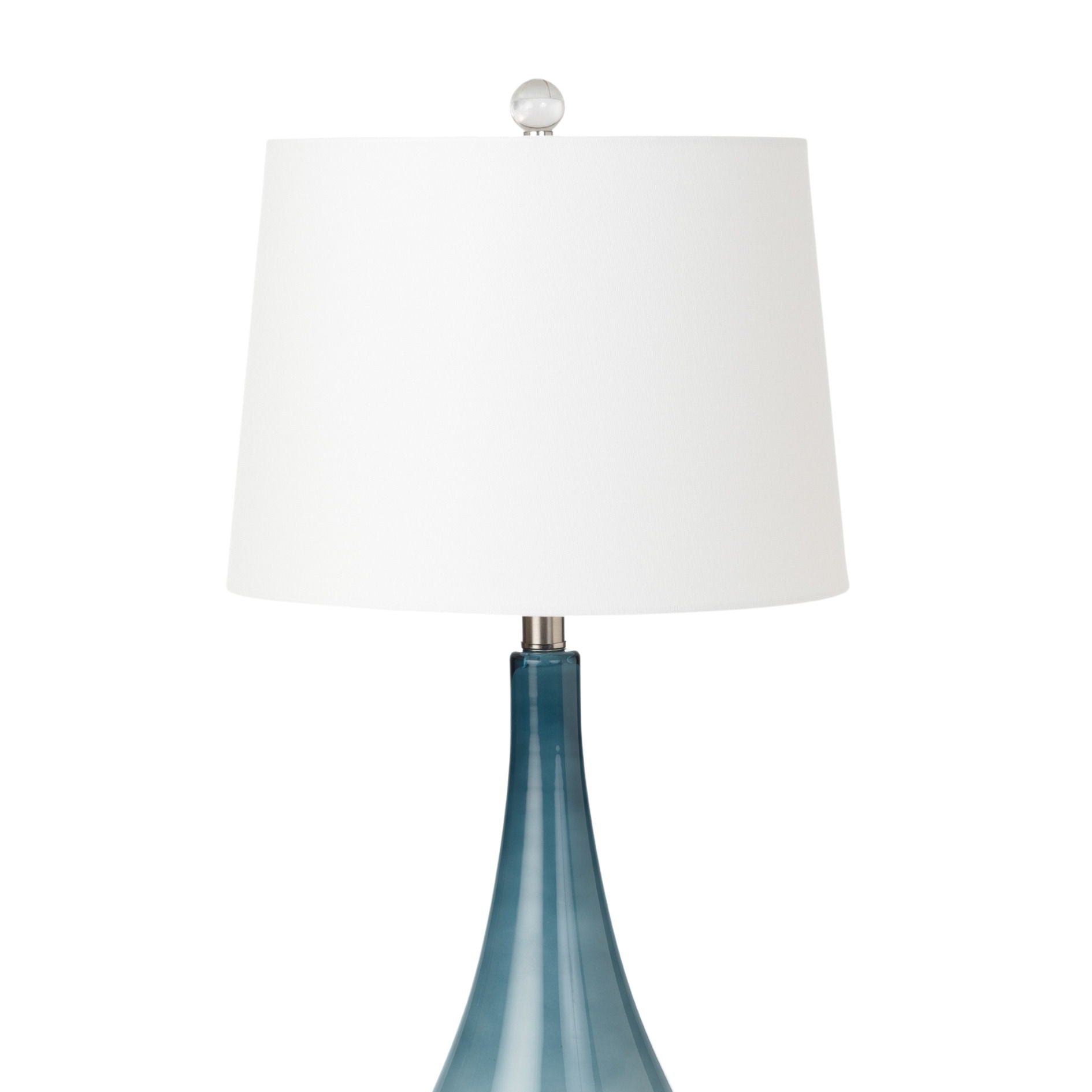 Serenity - Glass Table Lamp (Set of 2) - Blue / White