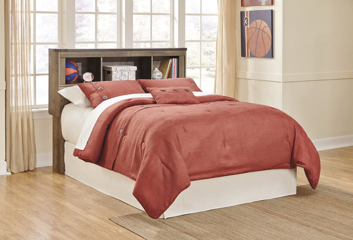 Trinell - Bookcase Storage Bed
