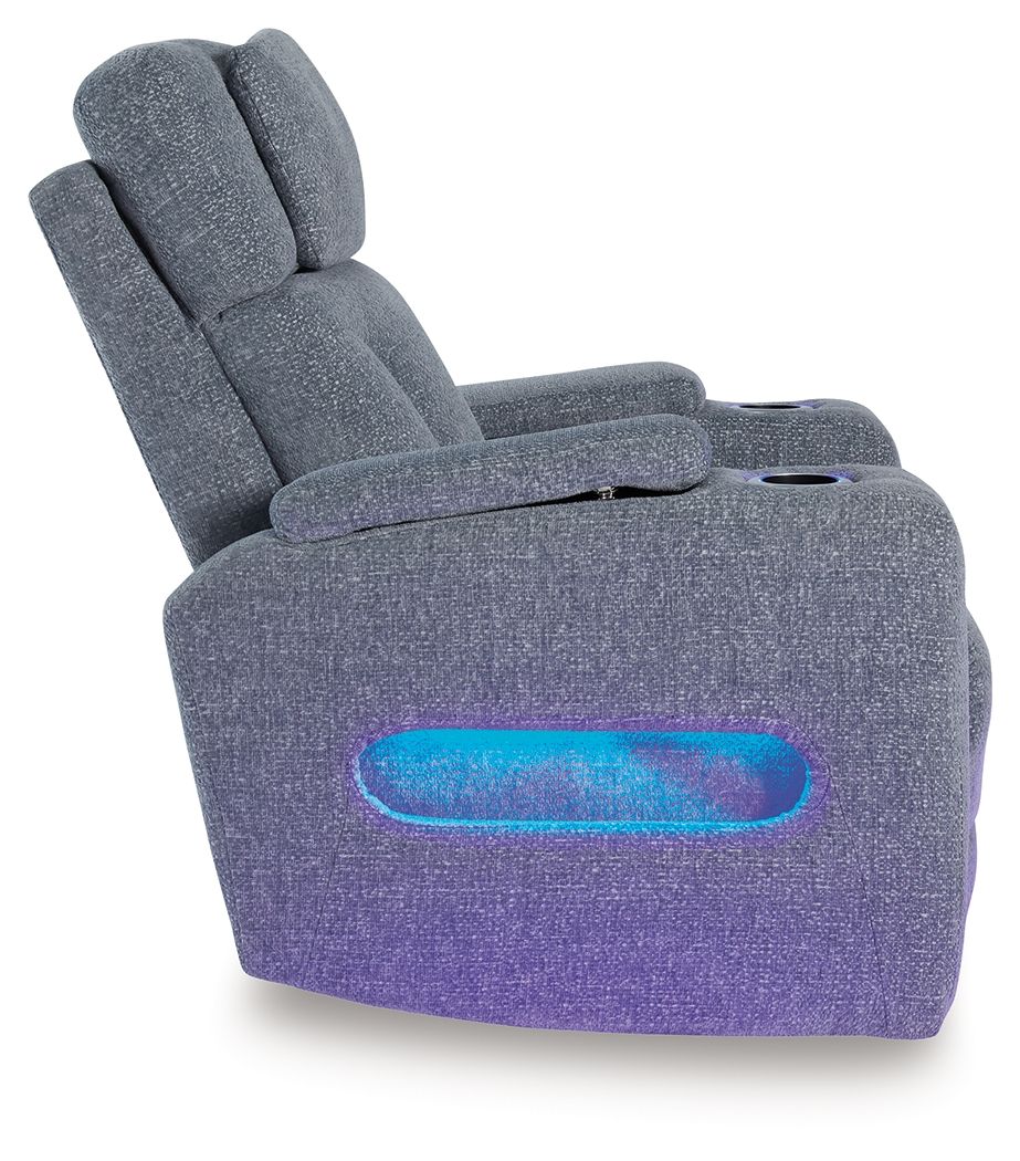 Studio Cave - Power Recliner - Steel