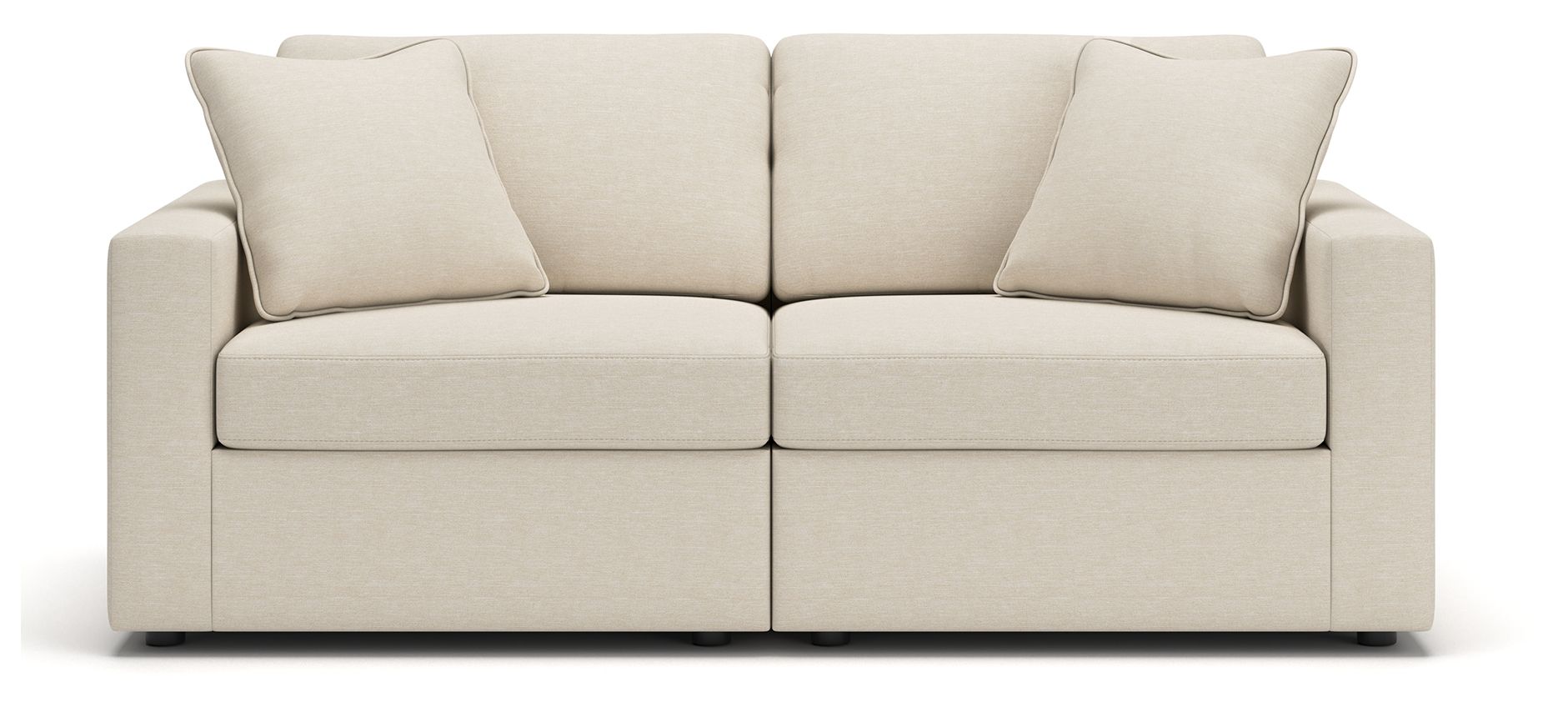 Modmax - Straight Sectional - Oyster