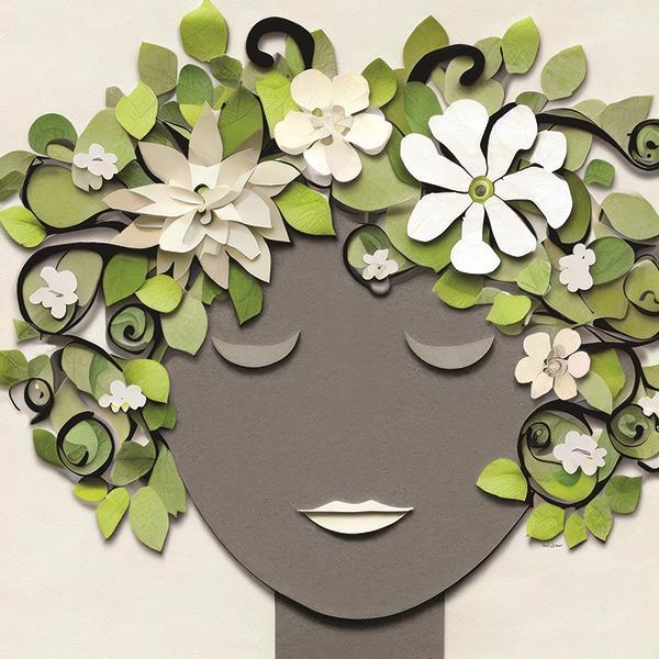 Garden Goddess 2 By Nicole Decamp (Small) - Green