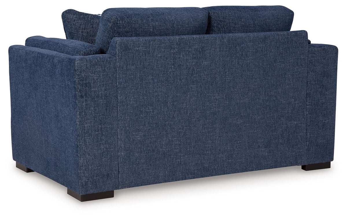 Evansley - Loveseat - Navy