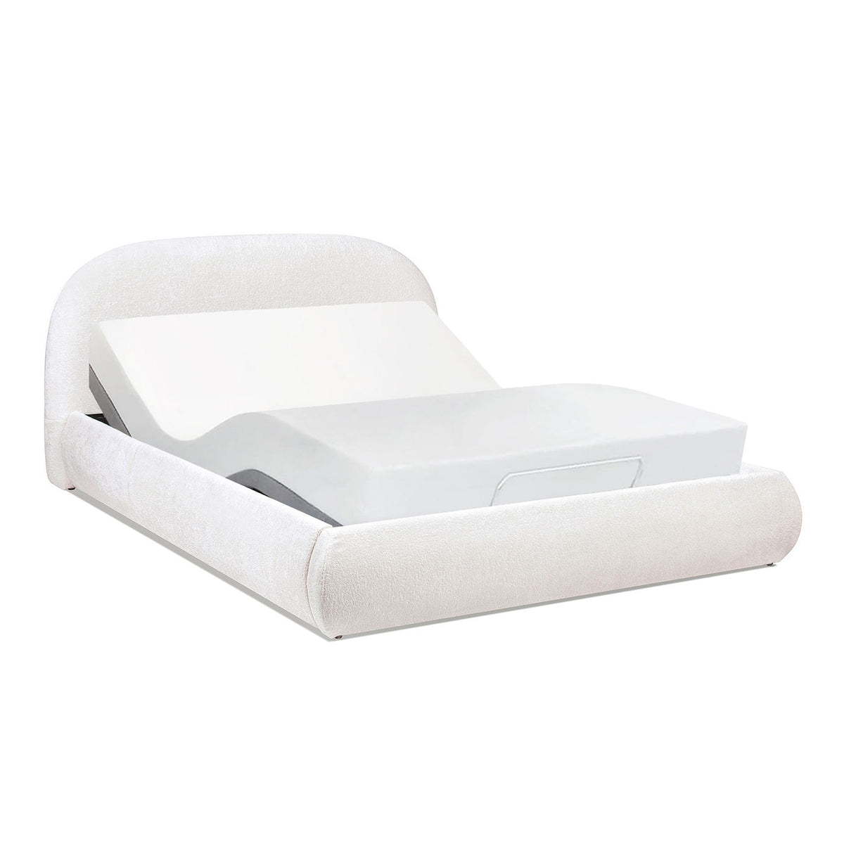Archie Puffy Grounded - Upholstered Platform Bed