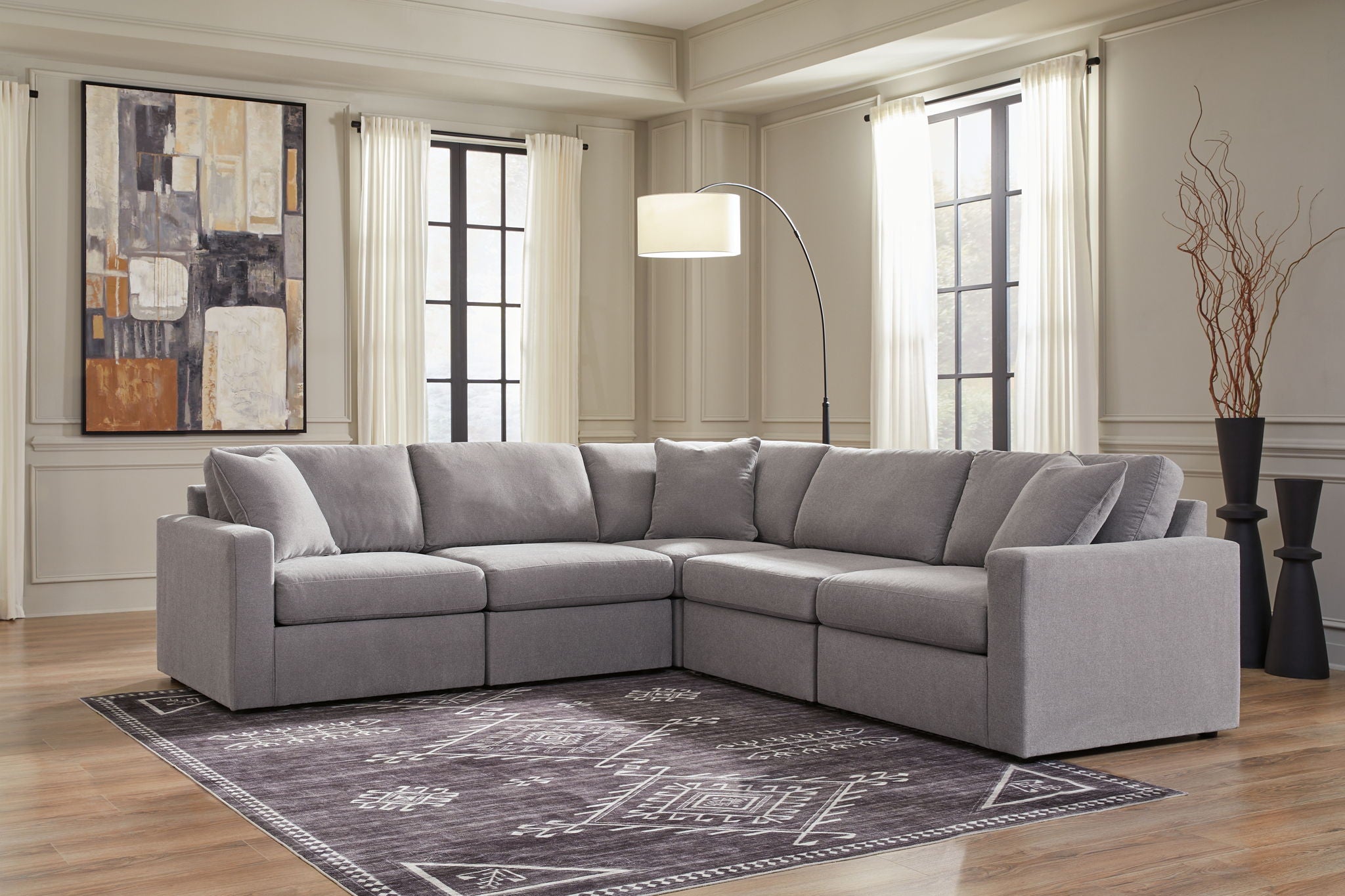 Modmax - Symmetrical Sectional - Granite