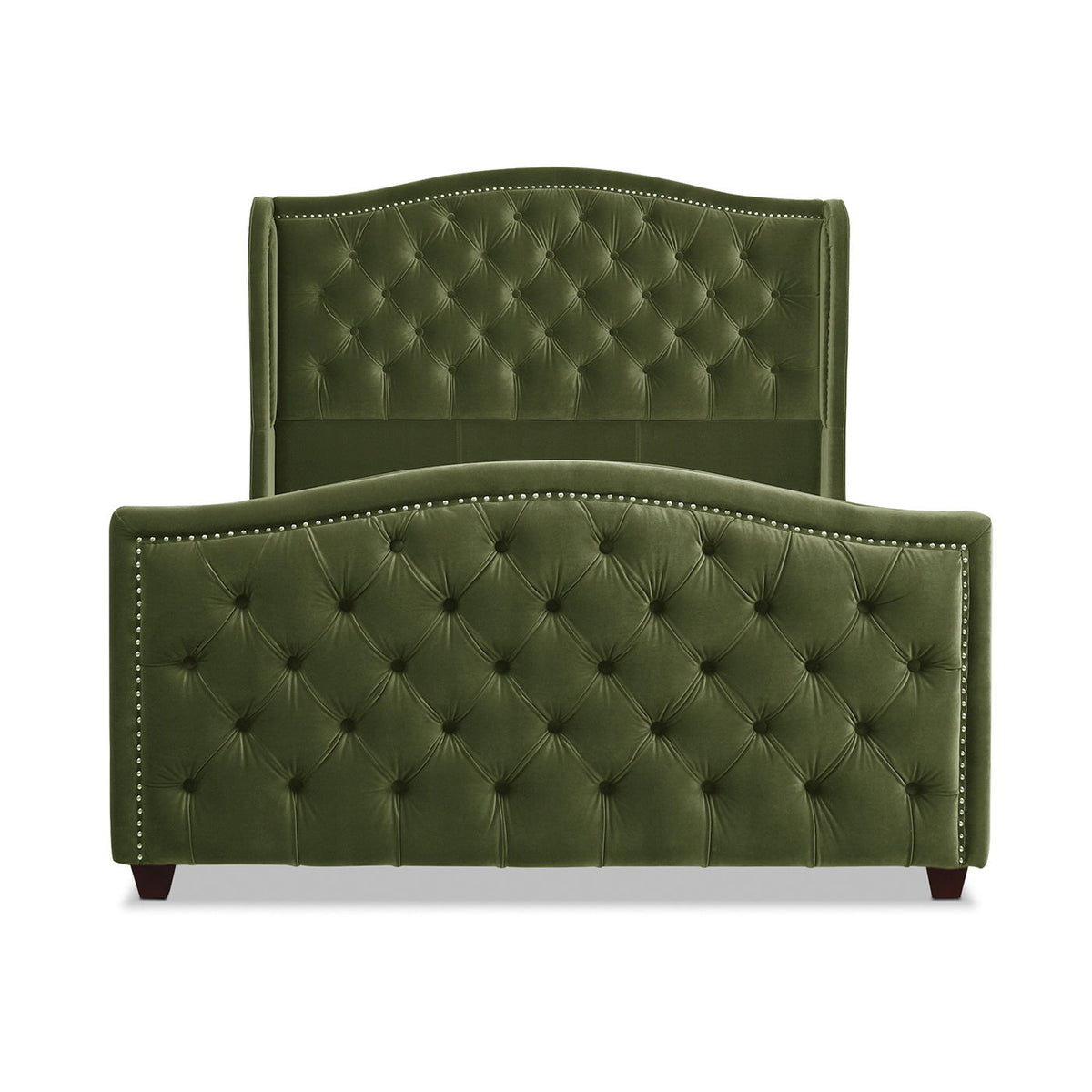 Marcella - Upholstered Shelter Headboard Bed