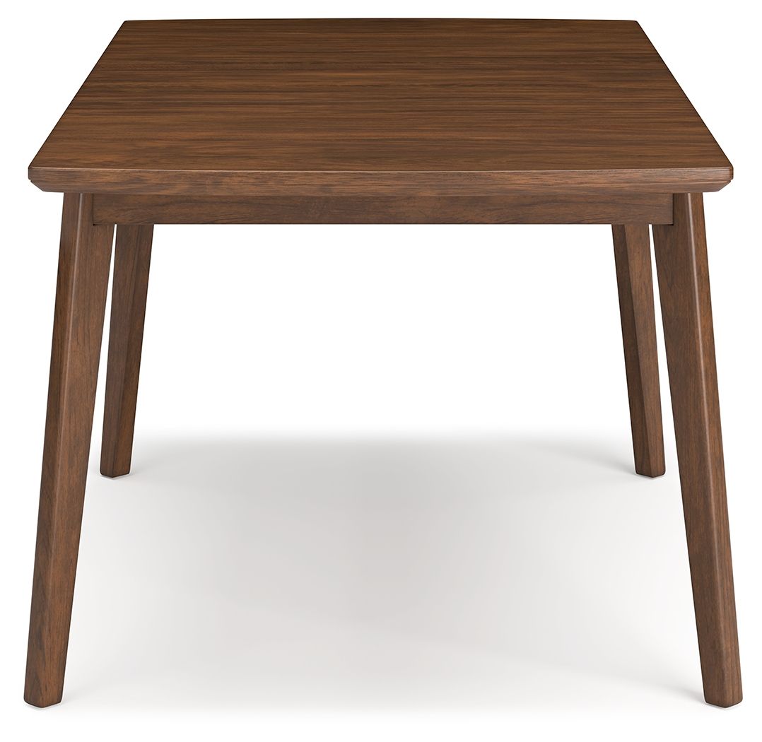 Lyncott - Rectangular Dining Room Butterfly Extension Table - Brown