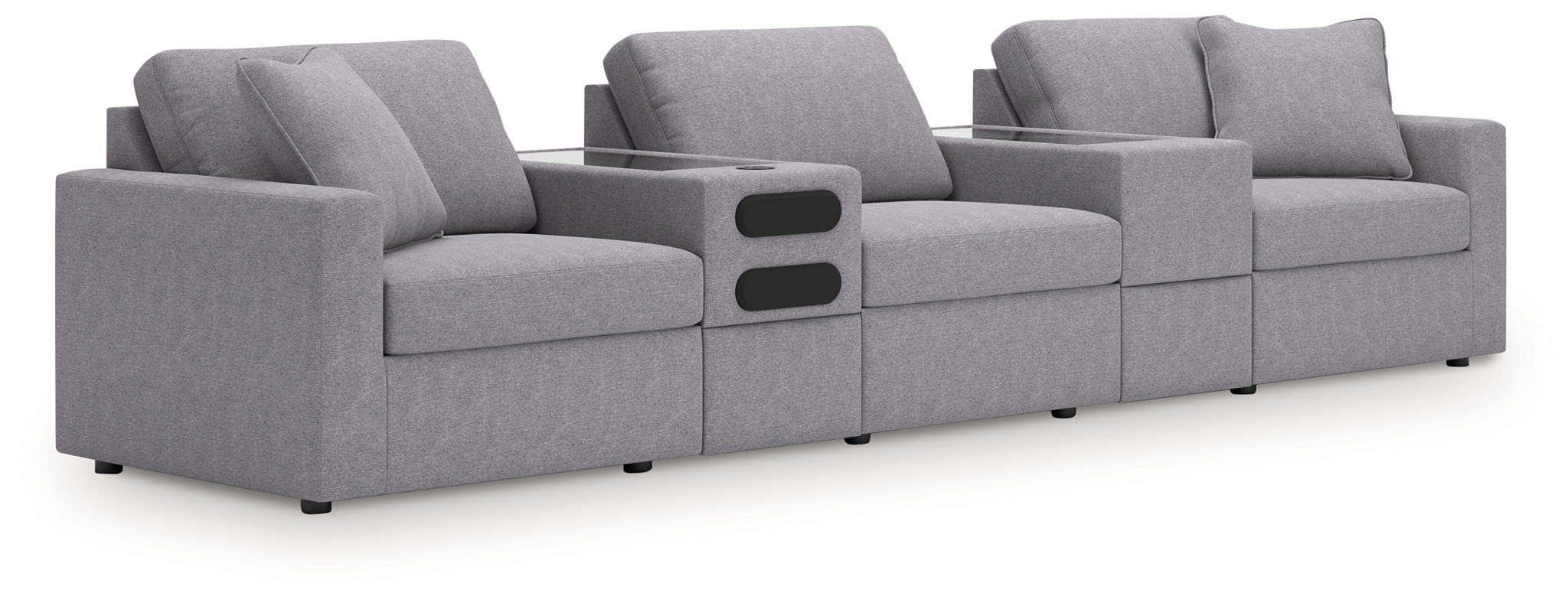 Modmax - Straight Sectional - Granite
