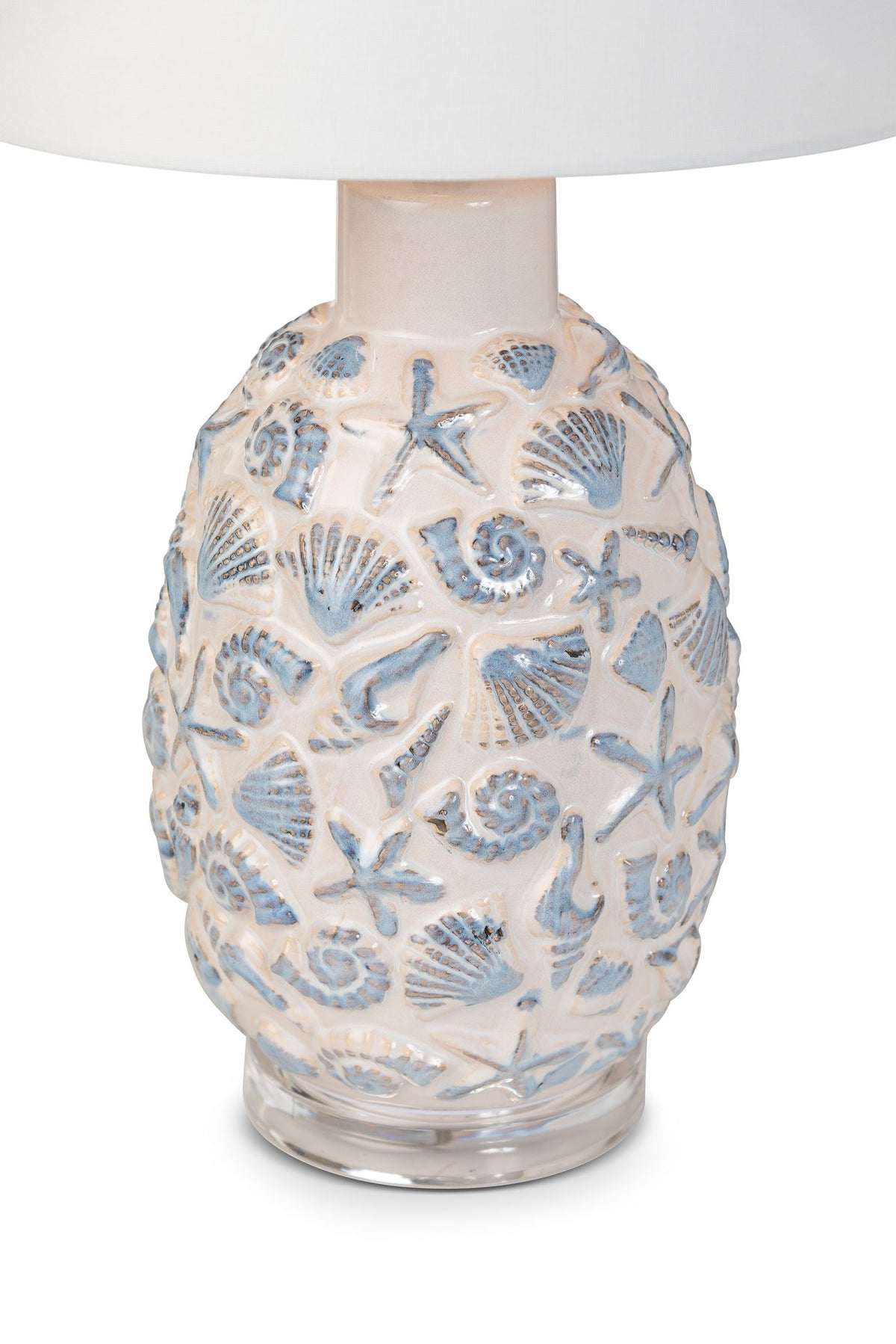 Jenny - Ceramic Table Lamp (Set of 2) - White / Blue
