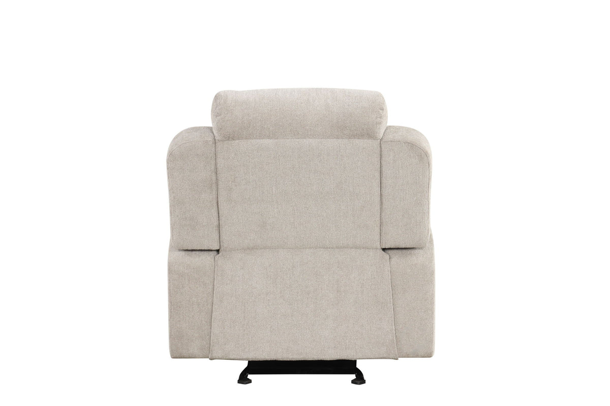 Galya - Motion Glider Recliner - Light Gray