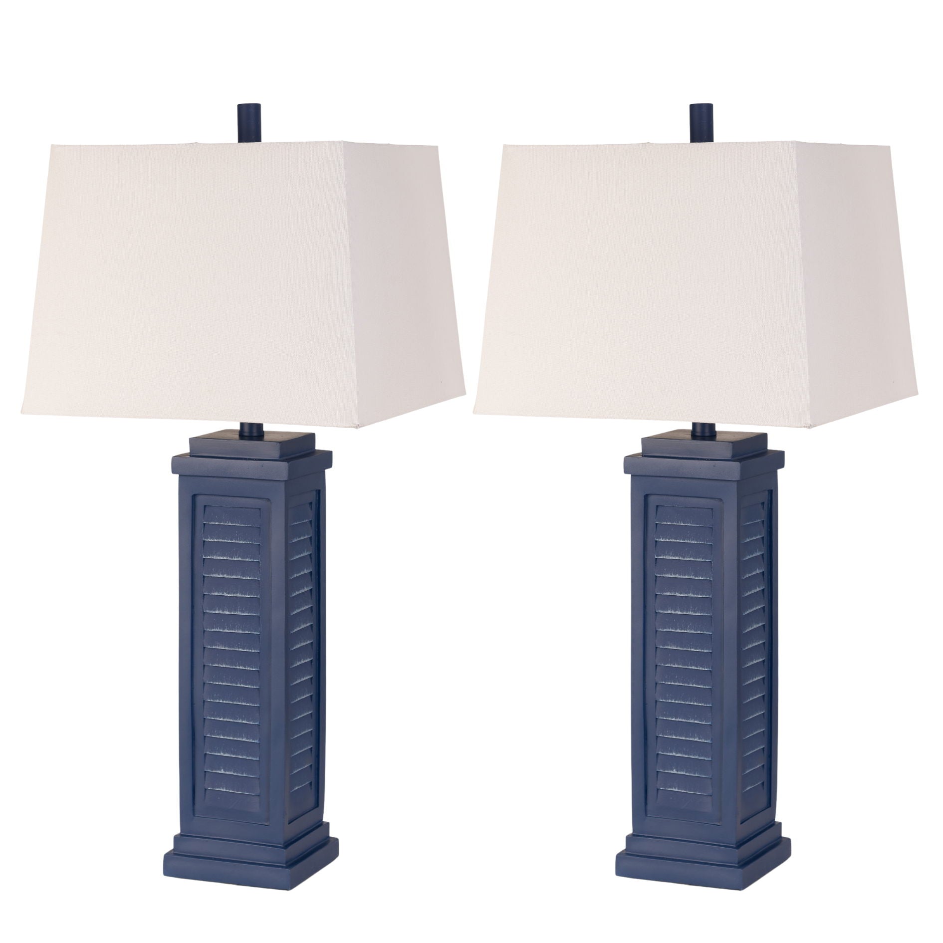 Shutter - Table Lamp With USB (Set of 2)