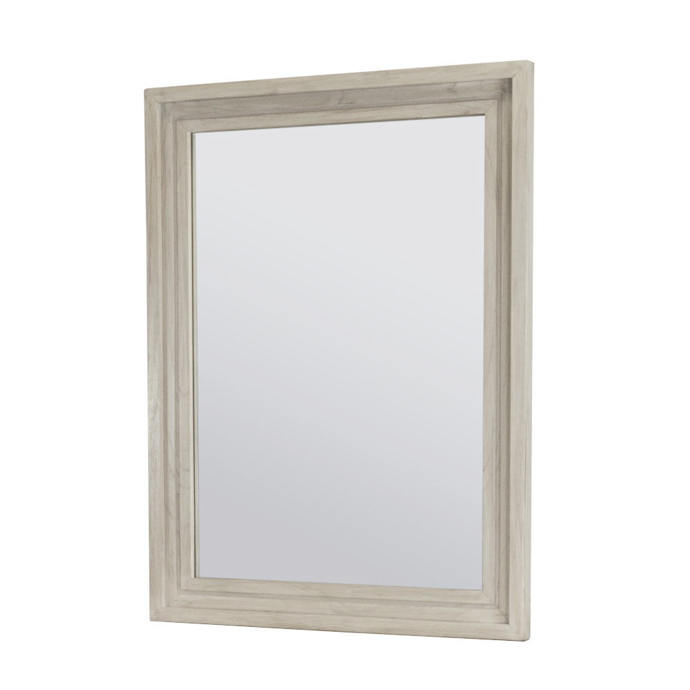 Ocean Isles - Rectangular Dresser Mirror - Aged Ivory