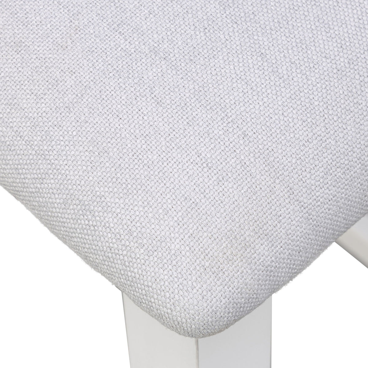 Islamorada - Backless Upholstered Stool - Blanc / Dapple Gray