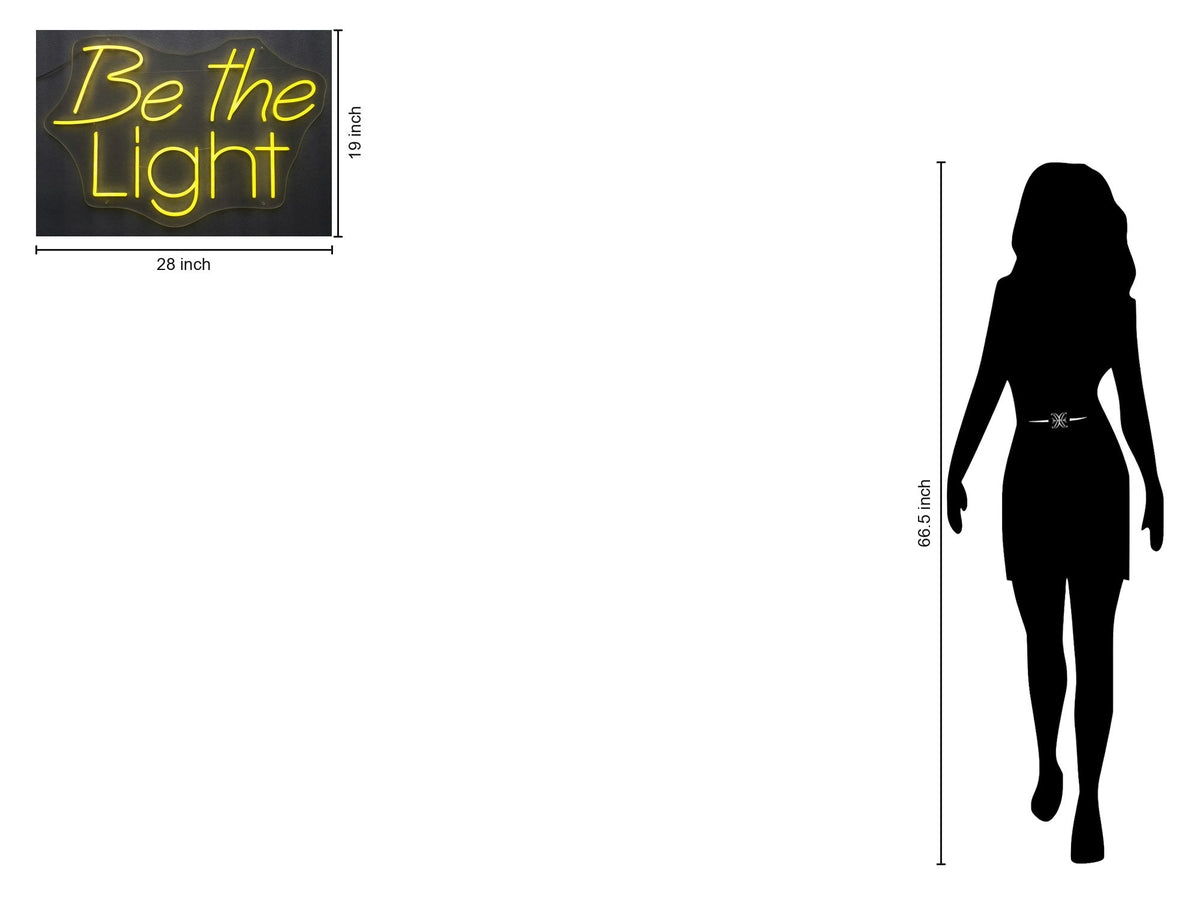 Neon Be The Light - Yellow