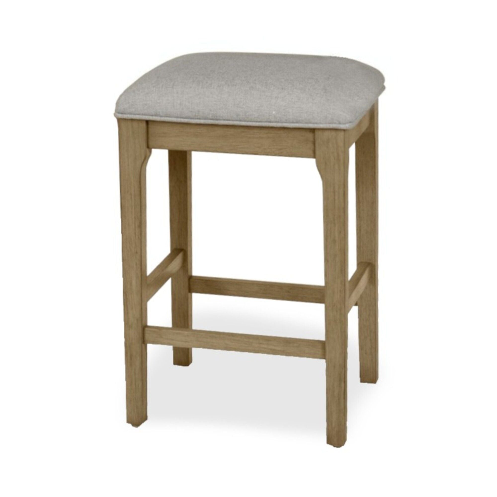 Rio Vista - Backless Upholstered Stool - Muted Earth Tones / Clay / Gray
