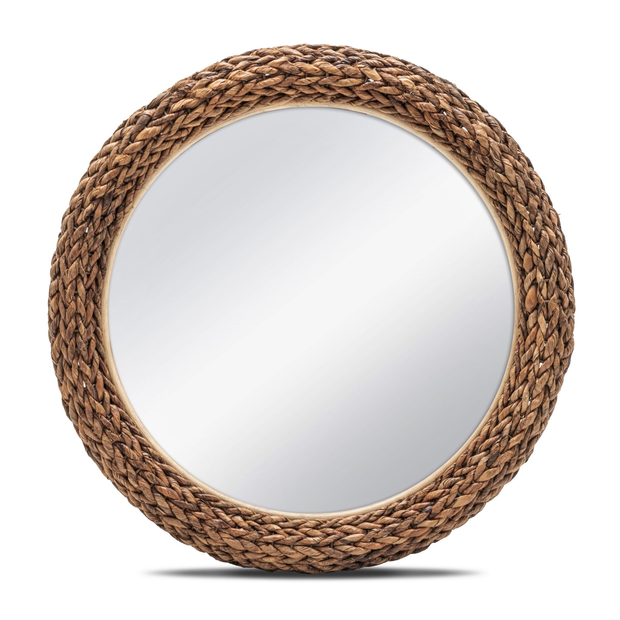 Maui - Round Wall Mirror - Natural