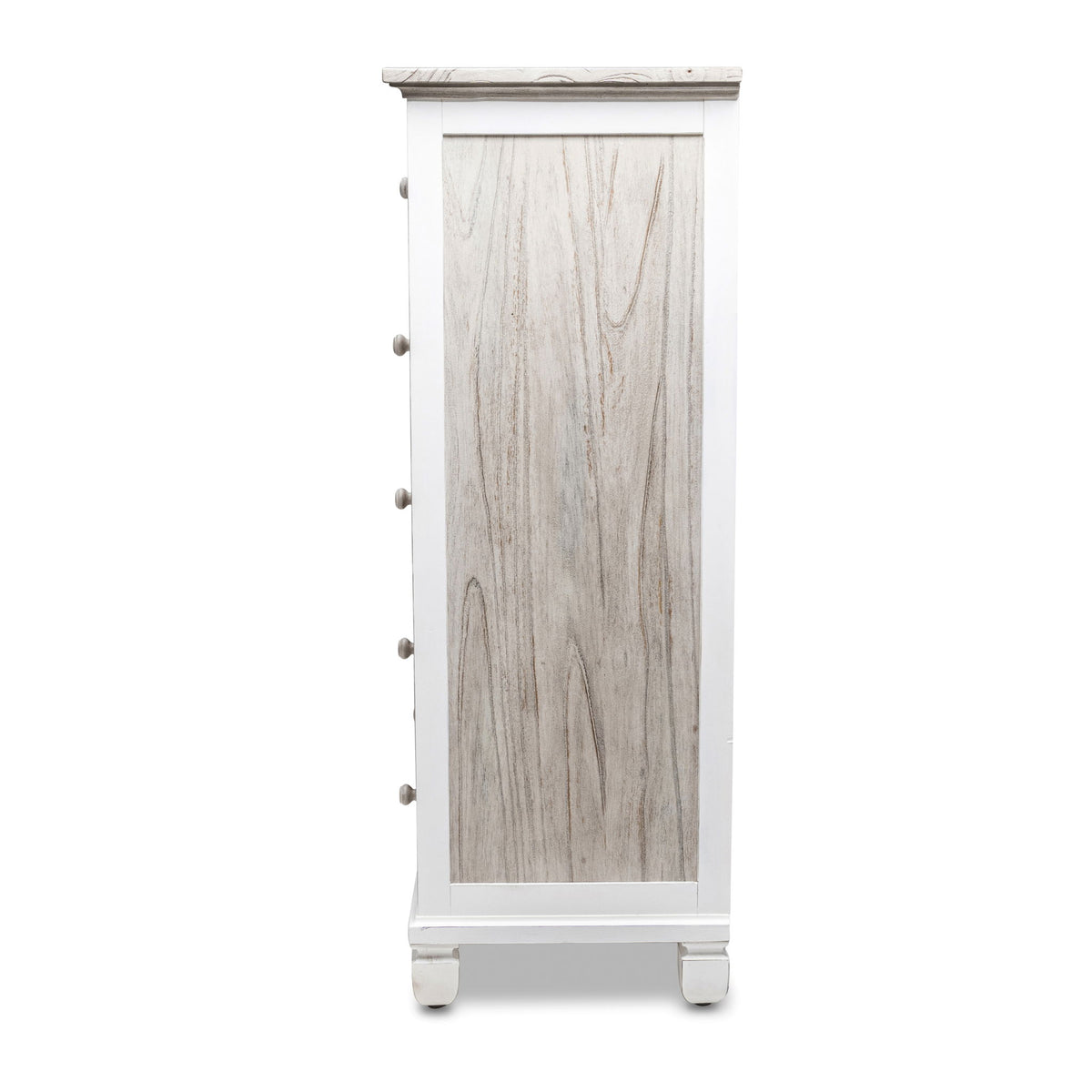 Islamorada - 5 Drawer Chest - Dapple Gray / Blanc