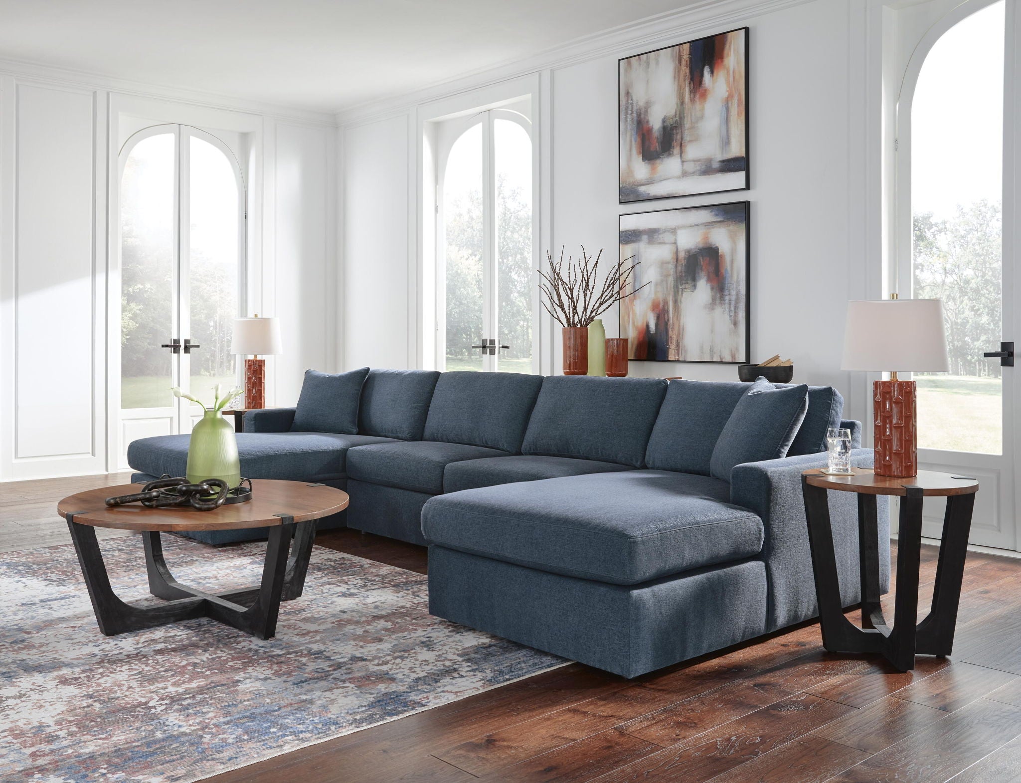 Modmax - U-Shaped Sectional - Ink