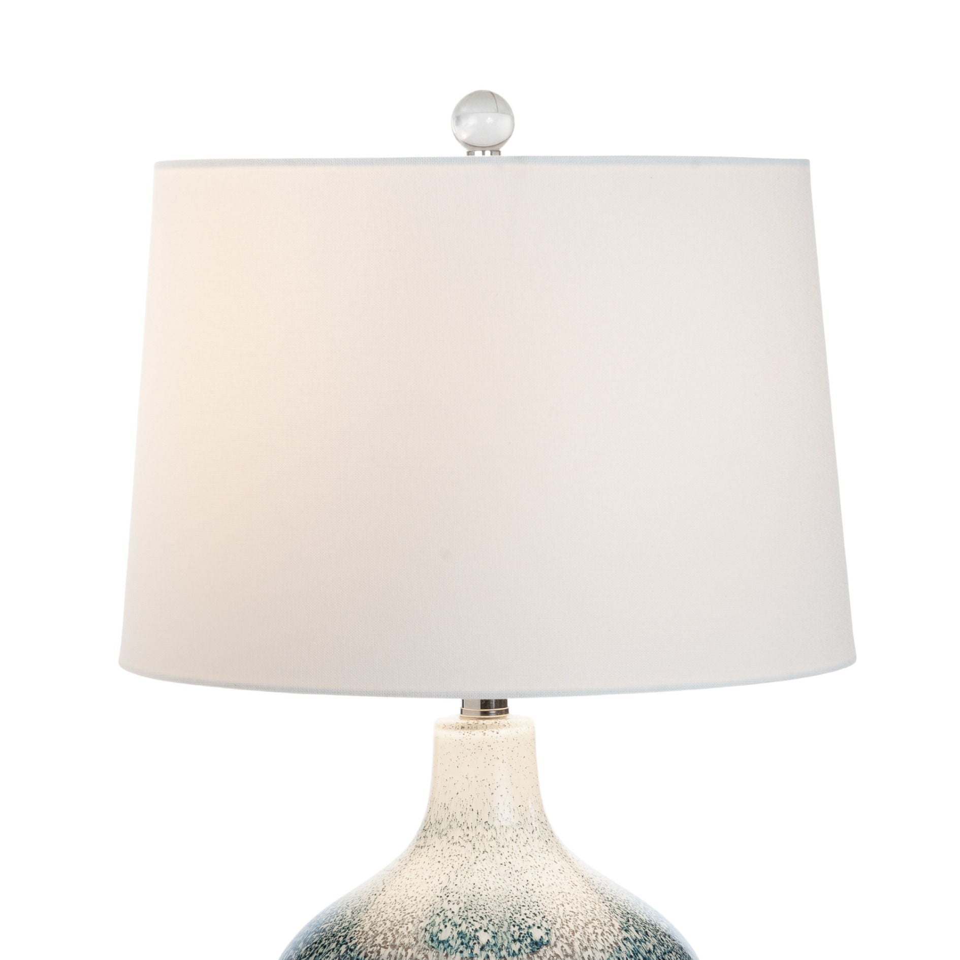 Coast - Glass Table Lamp (Set of 2) - Blue / White