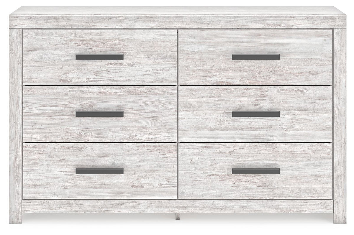 Cayboni - Six Drawer Dresser - Whitewash