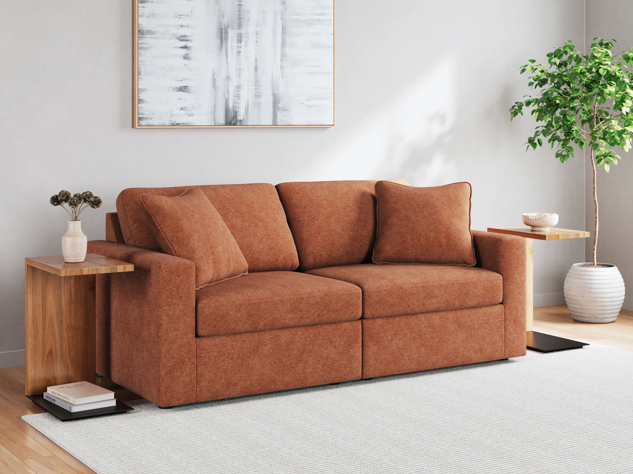 Modmax - Straight Sectional - Spice