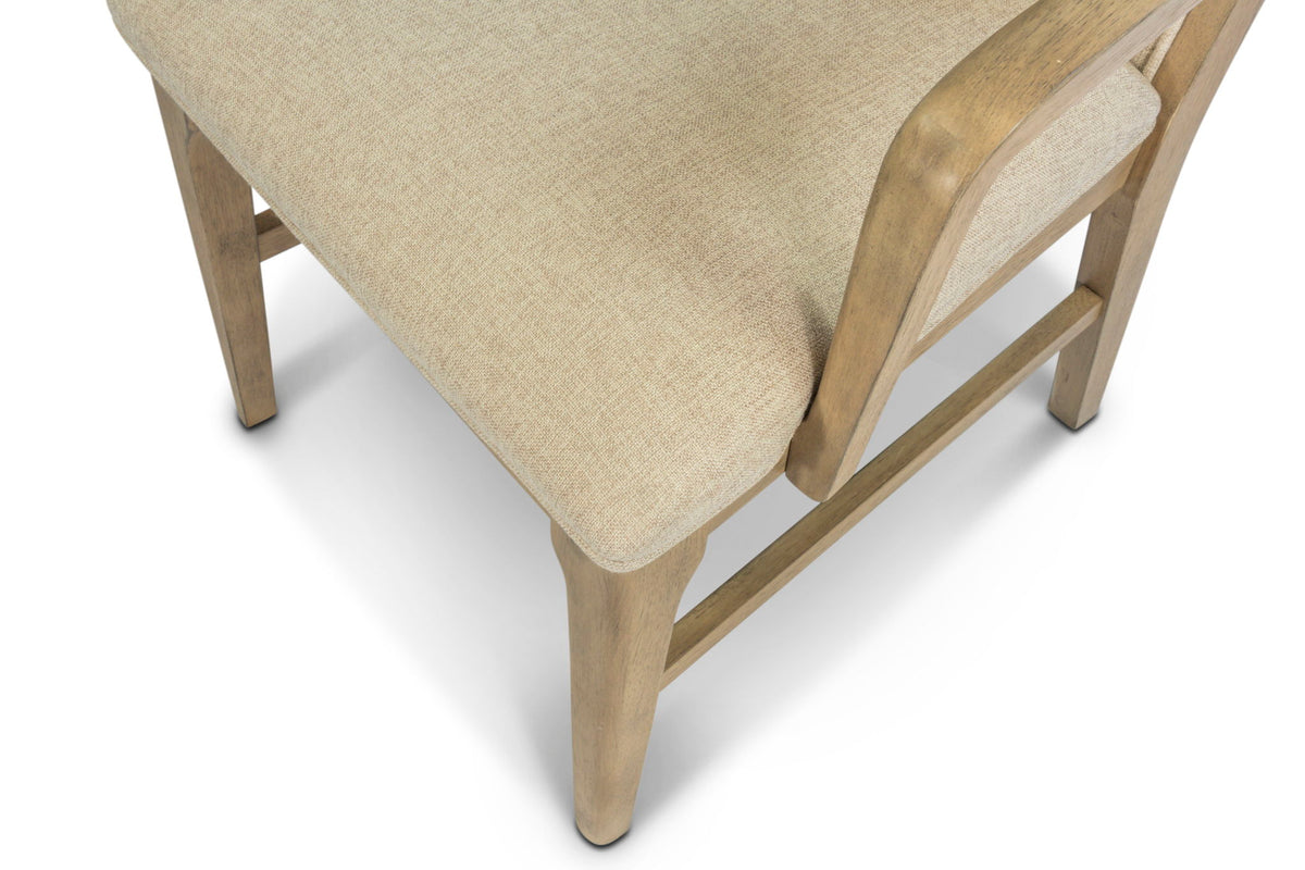 Rio Vista - Upholstered Arm Chair (Set of 2) - Muted Earth Tones / Clay