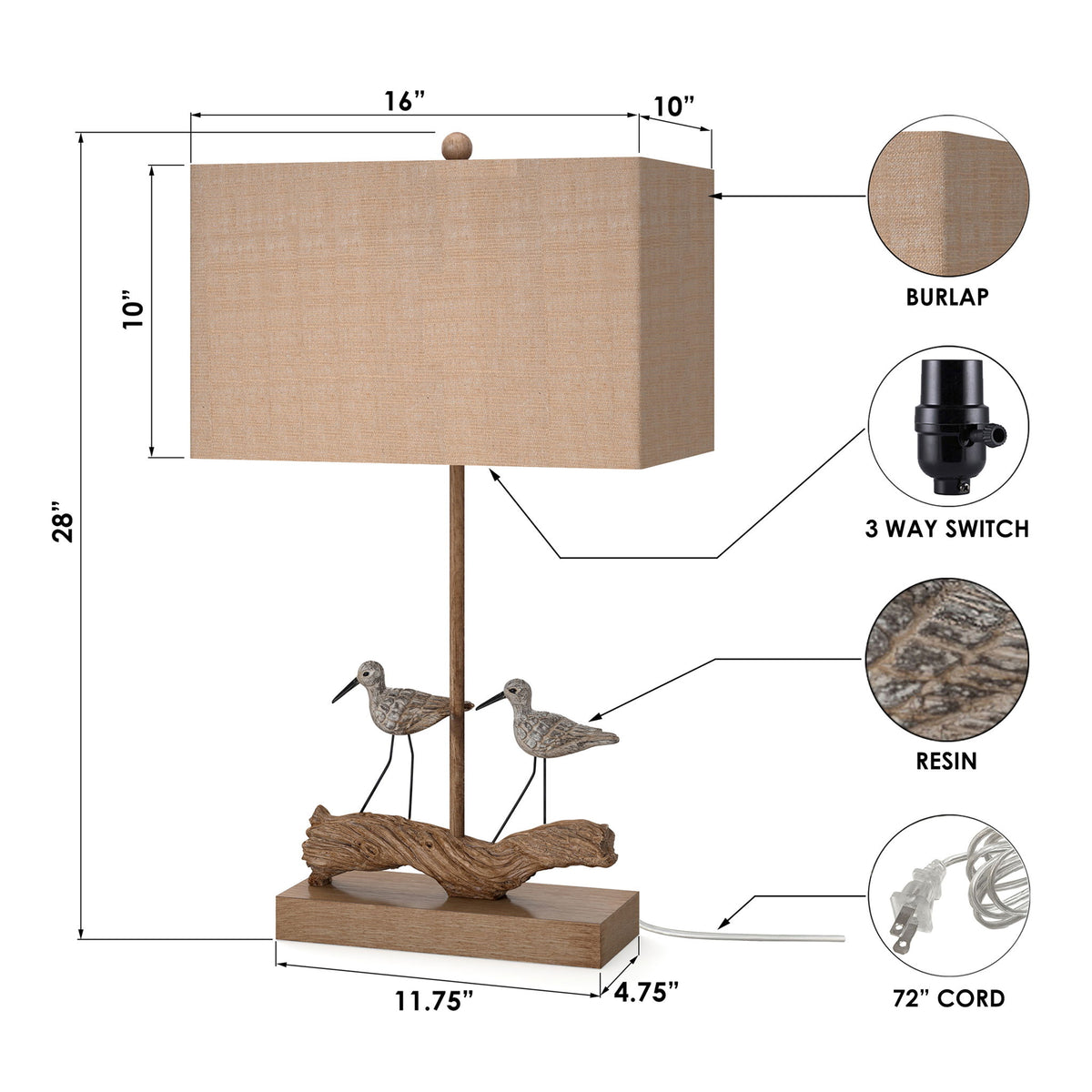 Piper - Coastal Table Lamp (Set of 2) - Natural