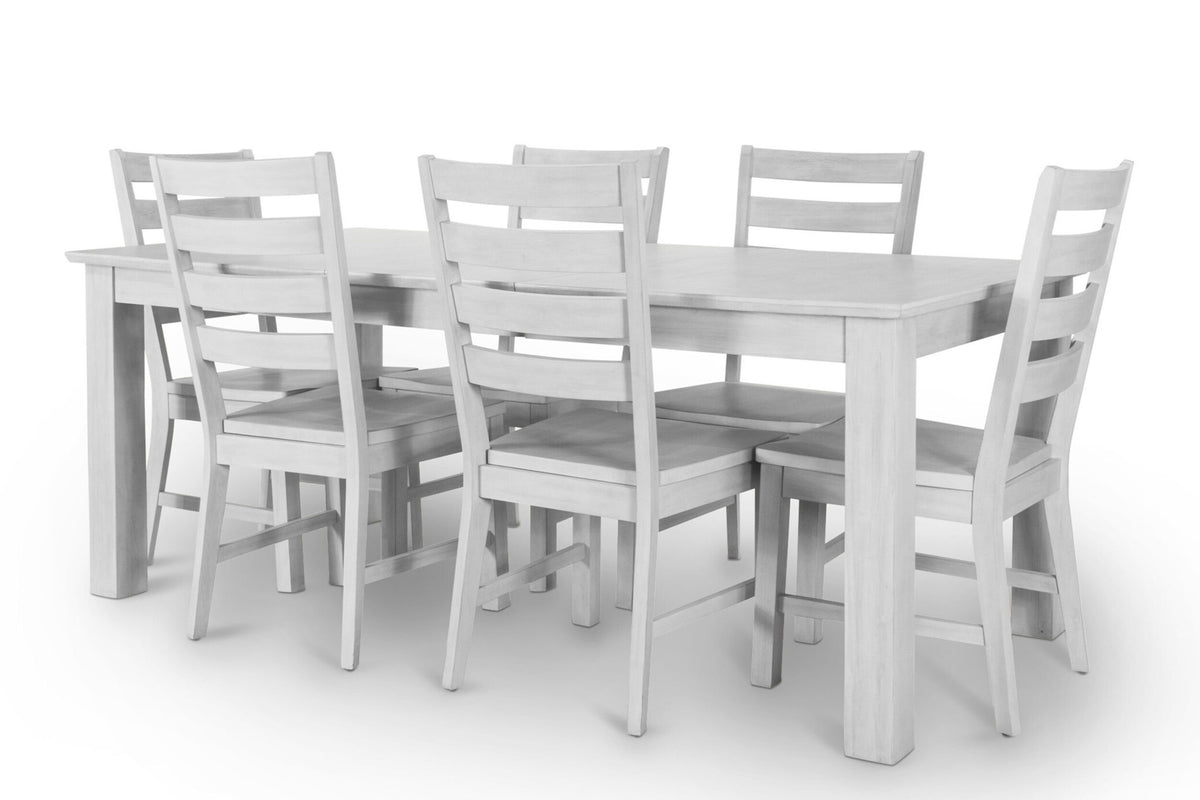 Geneva - Side Chair (Set of 2) - Distressed White