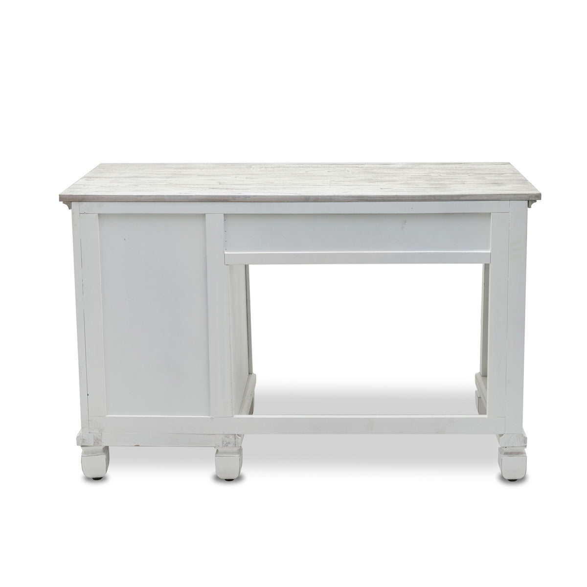 Islamorada - Desk & Chair Set - Dapple Gray / Blanc