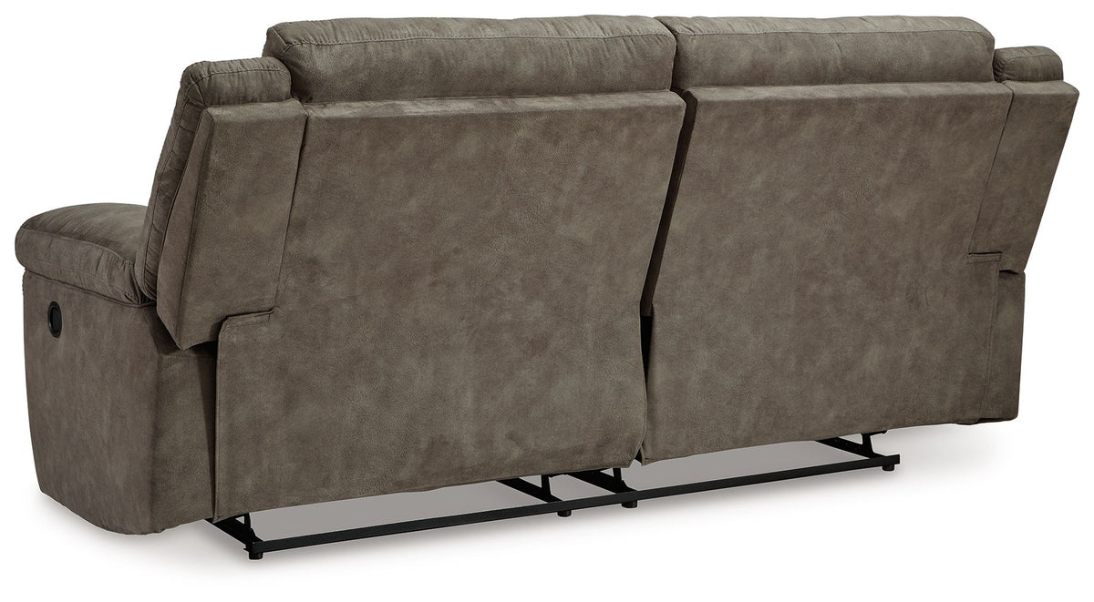 Laresview - 2 Seat Reclining Sofa - Fossil