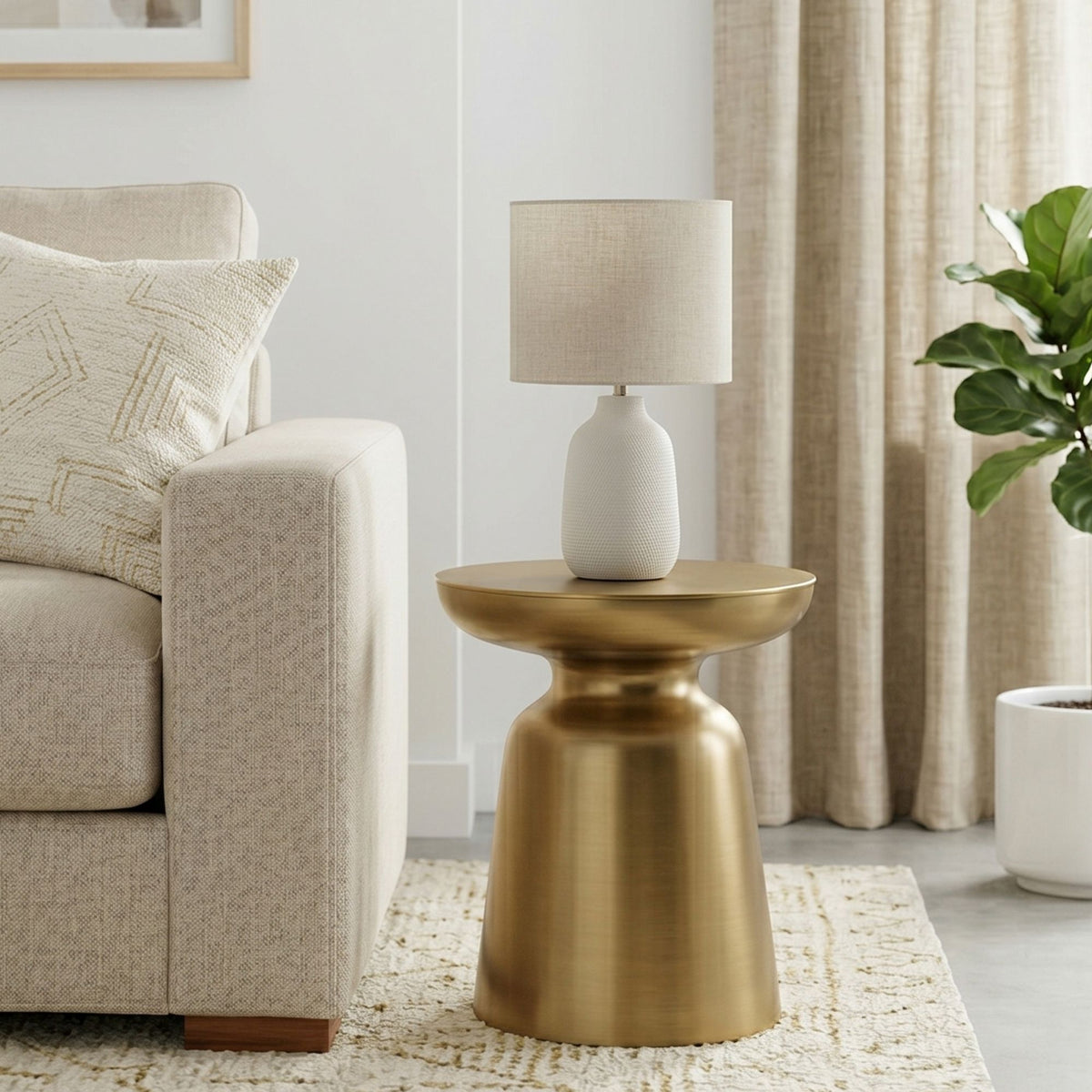 Toby - Handcrafted Metal Accent Table