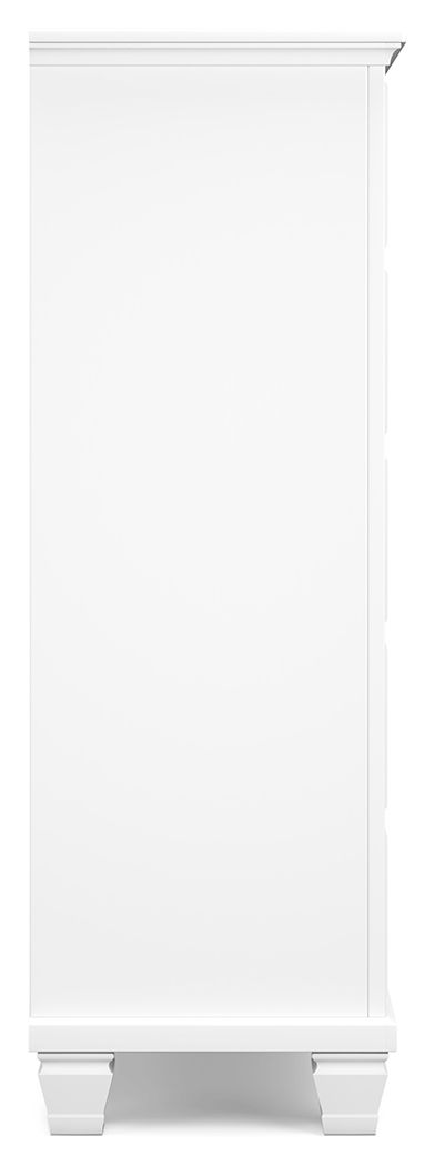 Fortman - Five Drawer Chest - White