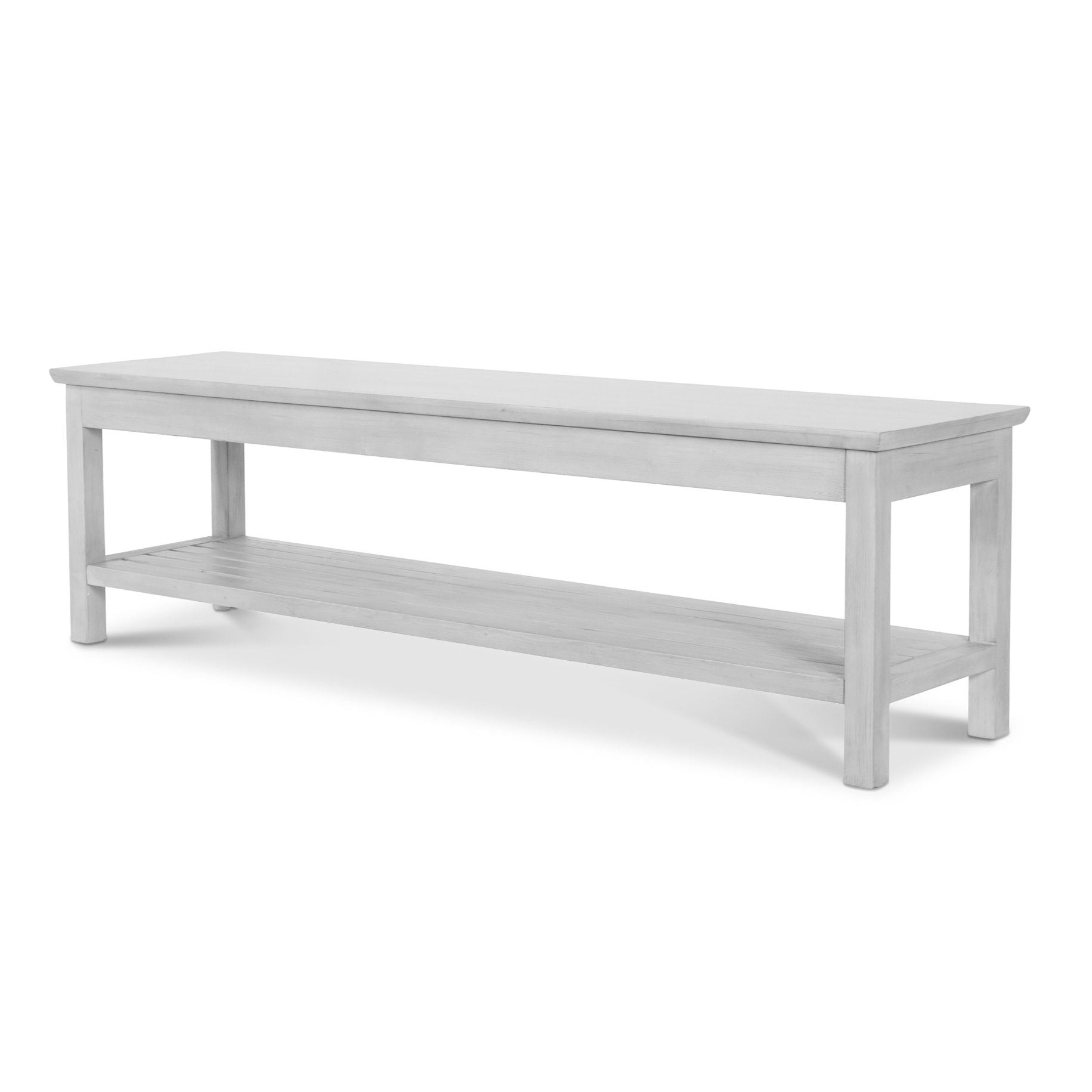 Geneva - Bench - Distressed White