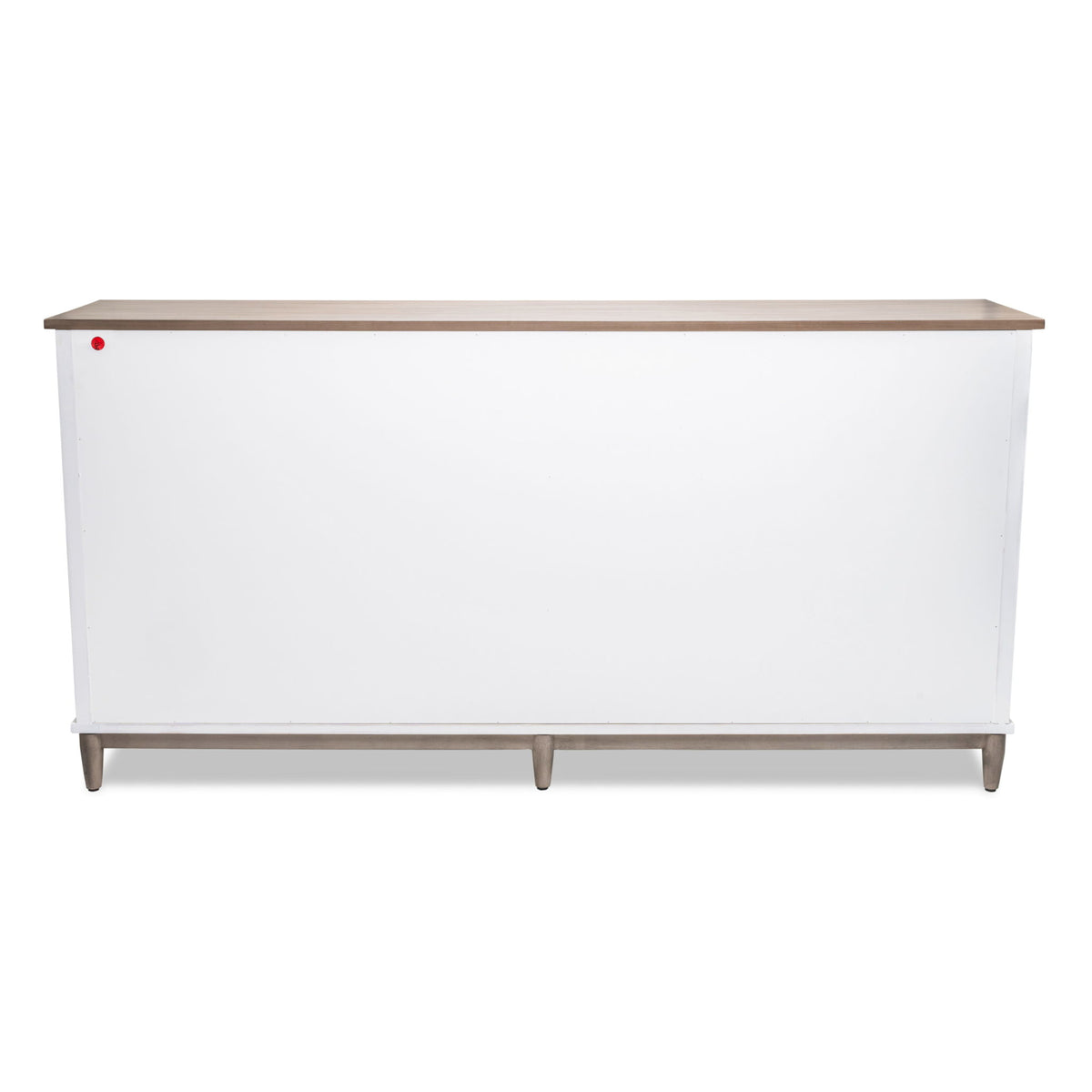 Port Royale - 4-Door Credenza - Natural / Brown / White