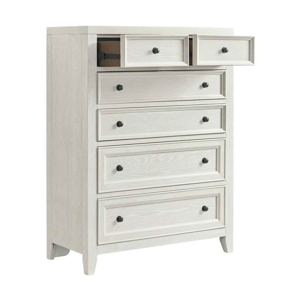 6 Drawer Chest With Knobs And Smooth Slides