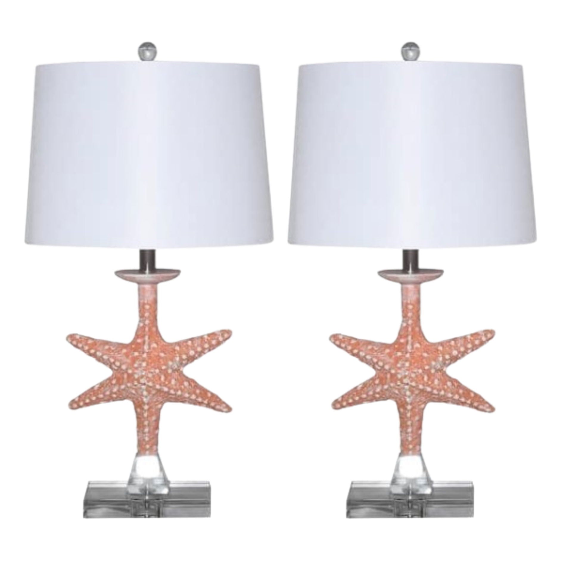 Patrick - Starfish With Crystal Base (Set of 2)