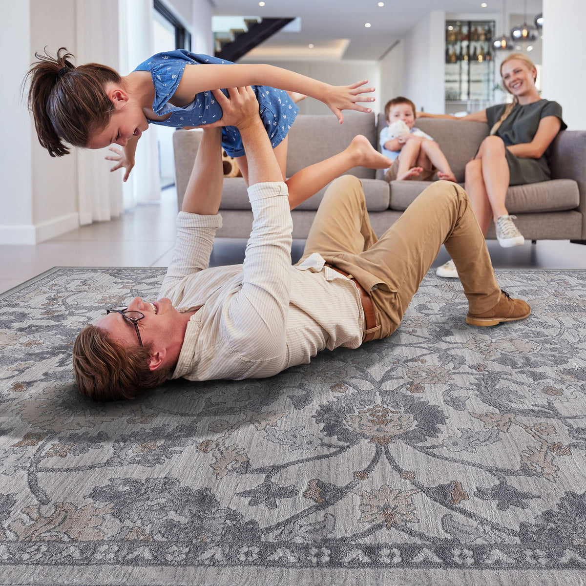 Marfi - Trendy Oriental Area Rug