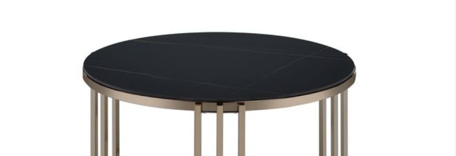 Abisha - Sintered Stone Top Round Table