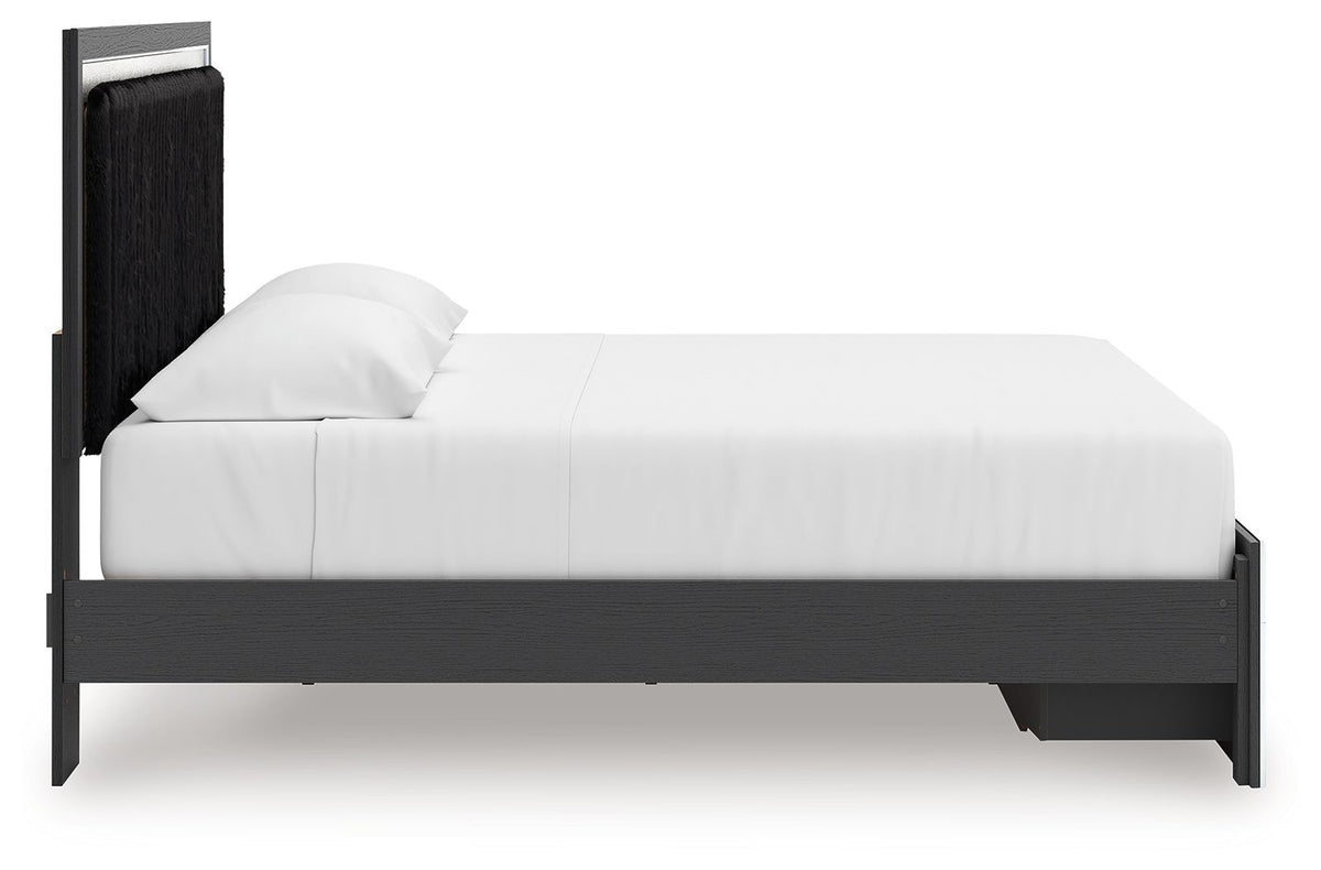 Zuraleus - Upholstered Panel Platform Storage Bed